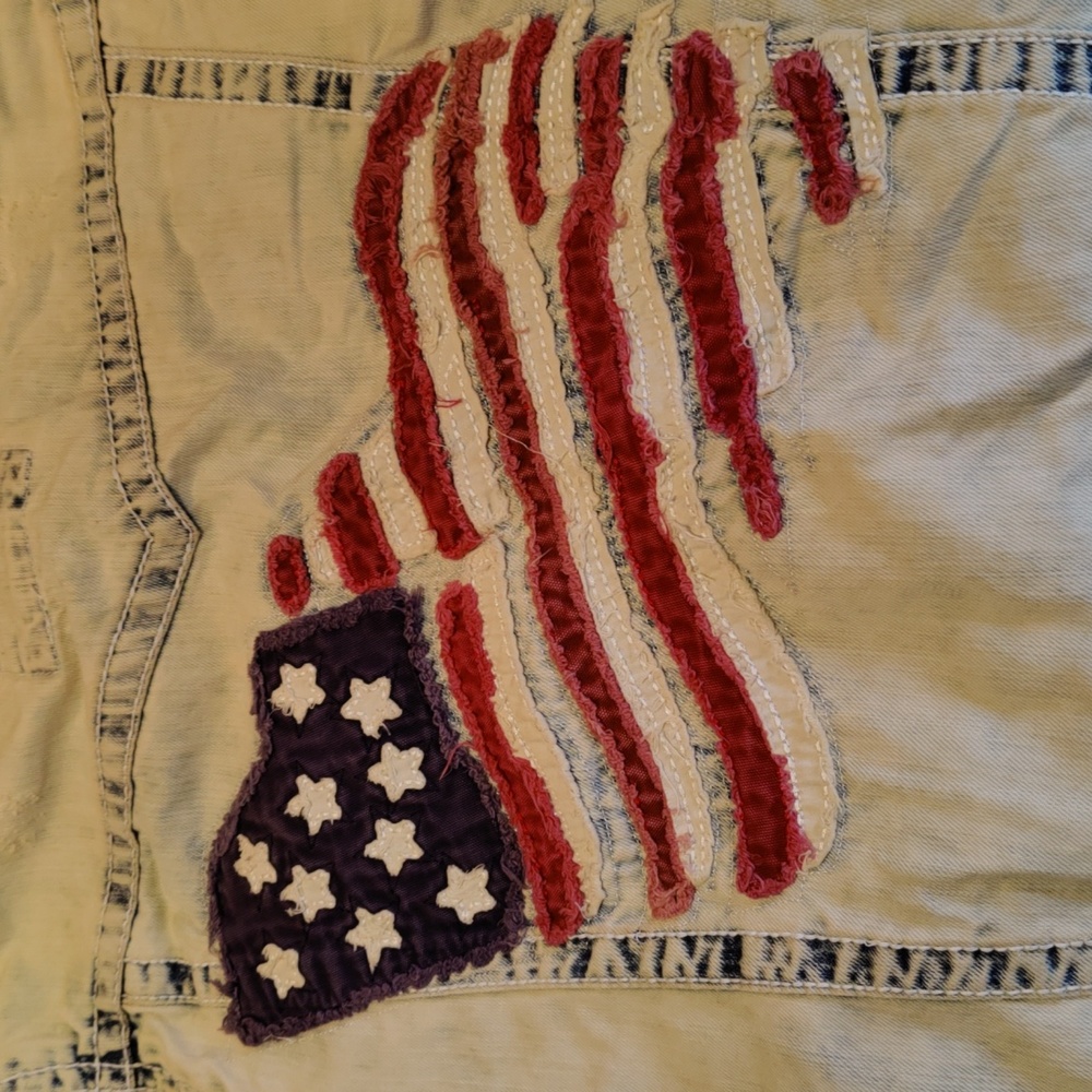 Smoke and Rise Pride Nation size m jean vest - Picture 7 of 7